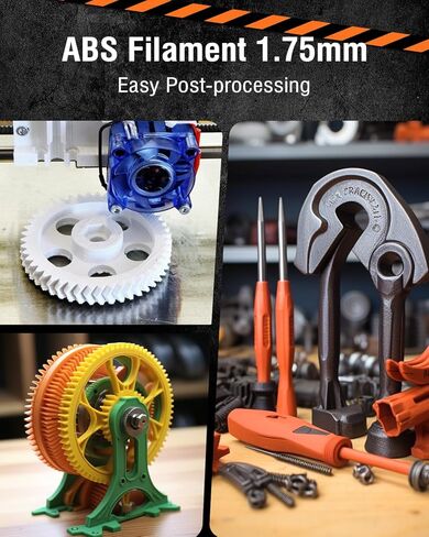 SUNLU ABS Filament 1.75mm 3D Printer Filament, Highly Resistant Durable, Heat Resistance, Excellent Toughness, Compatible with 99% FDM 3D Printers, 1kg Spool (2.2lbs), Black in Kuwait
