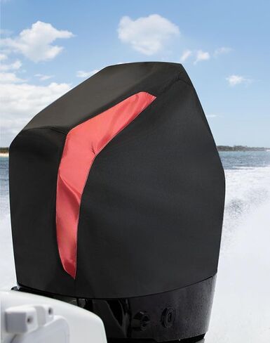 Kemimoto Outboard Motor Cover 600d مقاوم للماء الثقيل لغطاء محرك الزئبق الخارجي المتوافق مع Mercury 250HP ، 300HP ، 200-300 Pro XS-4STR V8 4.6L 2017-2023 in Saudi Arabia