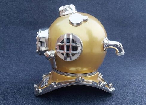 Antique Sea Divers Diving Helmet for Scuba Diving Mark V Marine Scuba Divers Helmet 18 Home Office Decorative in Kuwait