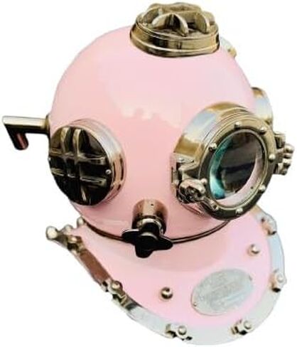 خوذة الغوص العتيقة غوص الولايات المتحدة غواص البحرية خوذة خوذة اللون الوردي الخوذة خوذة الغوص البحرية in Kuwait