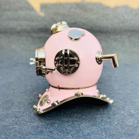 خوذة الغوص العتيقة غوص الولايات المتحدة غواص البحرية خوذة خوذة اللون الوردي الخوذة خوذة الغوص البحرية in Kuwait