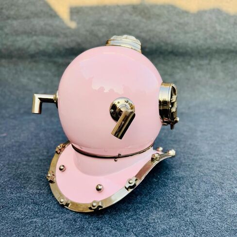 خوذة الغوص العتيقة غوص الولايات المتحدة غواص البحرية خوذة خوذة اللون الوردي الخوذة خوذة الغوص البحرية in Kuwait