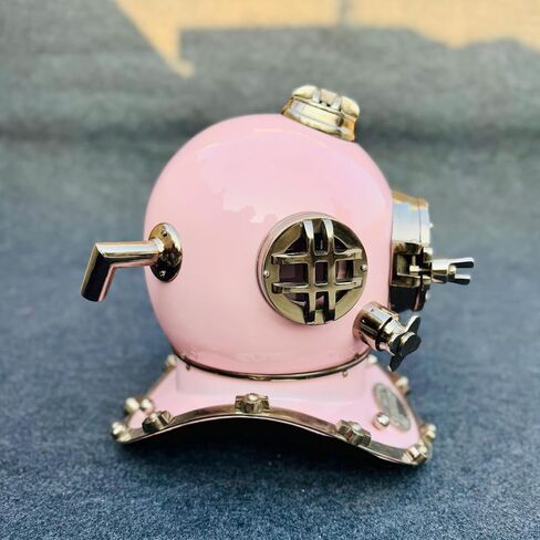 خوذة الغوص العتيقة غوص الولايات المتحدة غواص البحرية خوذة خوذة اللون الوردي الخوذة خوذة الغوص البحرية in Kuwait