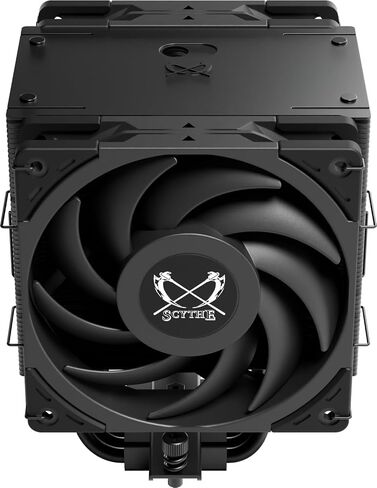 Scythe Mugen 6 CPU Air Cooler, Intel LGA1700, LGA1151, AMD AM5, AM4 Support,120mm, Single Tower, Aluminium Top Cover (Scythe Mugen 6 Dual White ARGB Fan) in Saudi Arabia