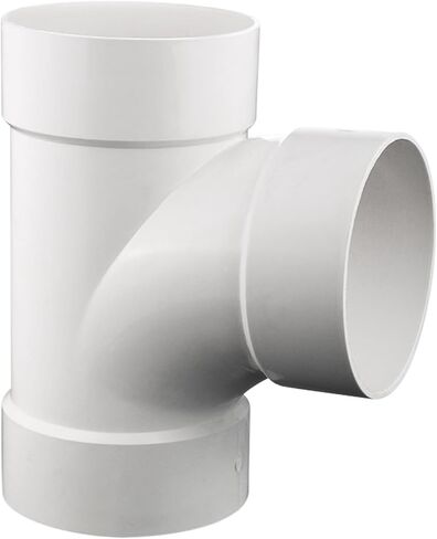 3 Inches PVC DWV Sanitary TEE Street for Drain Waste and Vent, PVC Pipe Fittings Connect Coupling Adapter white (3 Inches) in Saudi Arabia
