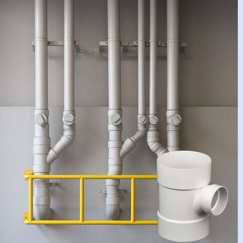 3 Inches PVC DWV Sanitary TEE Street for Drain Waste and Vent, PVC Pipe Fittings Connect Coupling Adapter white (3 Inches) in Kuwait