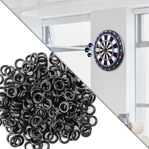 CyeeLife 200pcs Dart Rubber O Ring for Metal Dart Shafts,Dart Accessories in Saudi Arabia