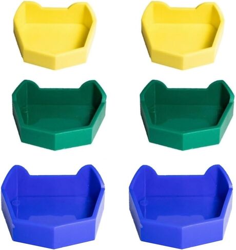 6/Pk Dental Base Model Formers Kit 3Pcs Upper & 3Pcs Lower Silicone Orthodontic Model Formers Dental Lab Impression Trays (Assorted-L.M.S) in Saudi Arabia