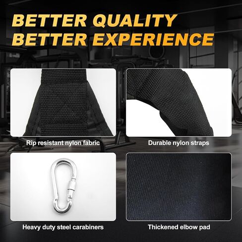 Ab Straps for Pull Up Bar: Hanging Ab Abdominal Sling Straps for Pull up Arm Workout Support for Knee and Leg Raises Training Gym & Home in Saudi Arabia