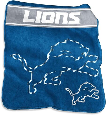 logobrands 611-26X: Detroit Lions 60x80 Raschel Throw in Saudi Arabia