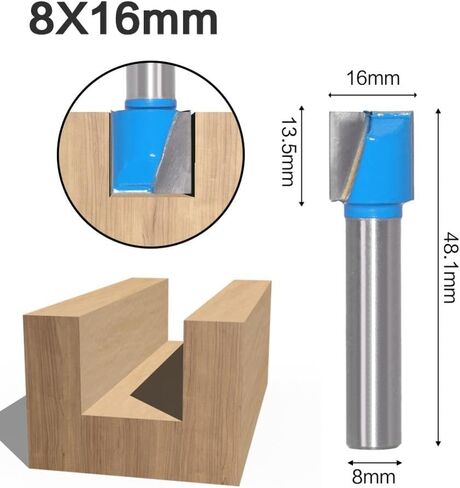 8mm Shank Cleaning Bottom Engraving Bit Solid Carbide Router Bit Woodworking Tools CNC Milling Cutter Endmill(8X11mm) in Kuwait