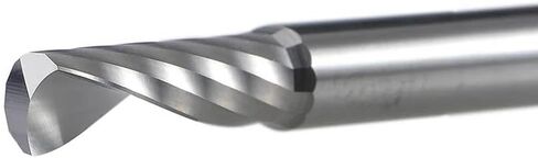 3.175/4/6 شانك 3D جهاز التوجيه CNC بت قطع النقش المقطوع المفرد المطحون المطحون الحلزوني للألومنيوم الخشبية (SP1F-D4.0-L22) in Kuwait