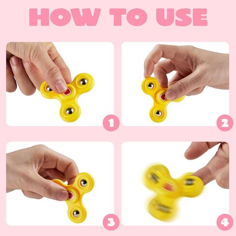Joyin 28 حزم بطاقات Valentines مع Fidget Spinner ، Trispring Hand Hand Finger Fidge Toy لجوائز الفصول الدراسية Day Children in Saudi Arabia