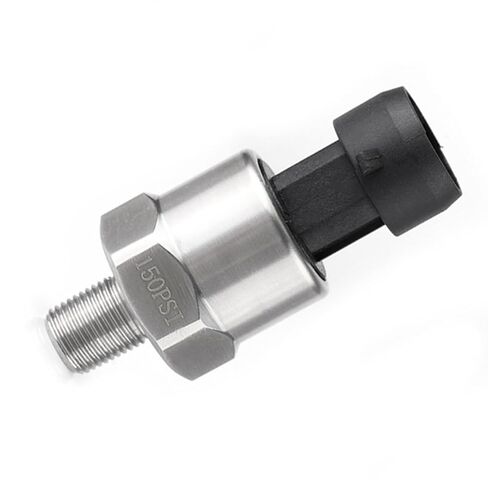 مستشعر مرسل محول الضغط على مسترجع محول الضغط مع موصل 1PC 1/8 "NPT الخيط غير القابل للصدأ محول الصوت مستشعر مرسل مستشعر لوقود مياه الوقود للوقود (30PSI) in Kuwait
