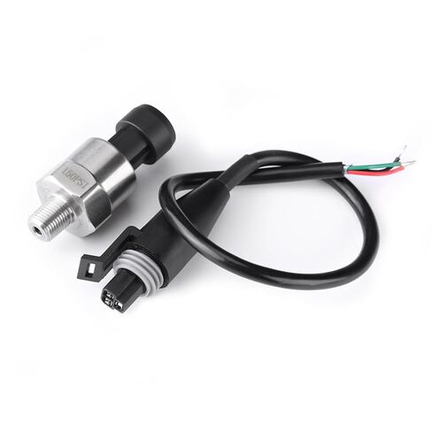 مستشعر مرسل محول الضغط على مسترجع محول الضغط مع موصل 1PC 1/8 "NPT الخيط غير القابل للصدأ محول الصوت مستشعر مرسل مستشعر لوقود مياه الوقود للوقود (30PSI) in Kuwait