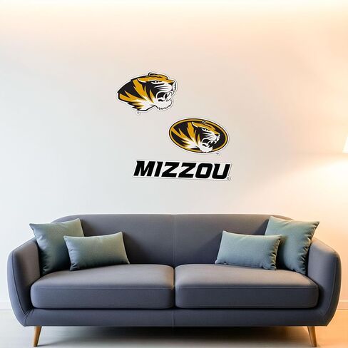 Desert Cactus University of Missouri Wallstix Mizzou Tigers ملصق الجدار القابل للإزالة 11x17 استخدام فينيل شارات داخلي الاستخدام في الهواء الطلق (التصميم أ) in Kuwait