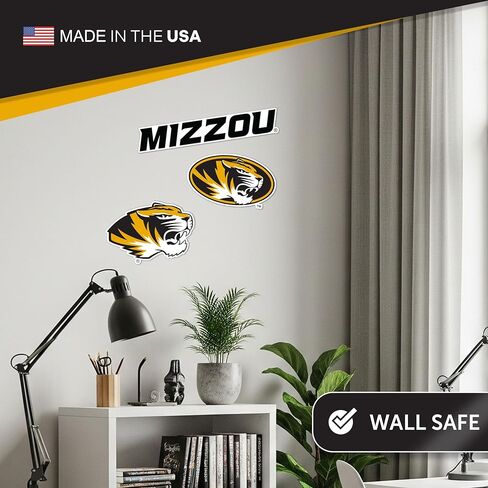 Desert Cactus University of Missouri Wallstix Mizzou Tigers ملصق الجدار القابل للإزالة 11x17 استخدام فينيل شارات داخلي الاستخدام في الهواء الطلق (التصميم أ) in Kuwait