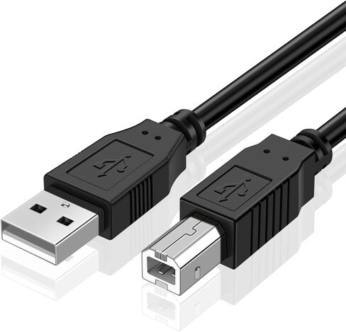TNP USB A to USB B Audio MIDI Cable Male to Male - MIDI to USB Cable 2.0 Type للكمبيوتر ، الكمبيوتر المحمول ، لوحة مفاتيح Midi Piano ، جهاز عرض ، الطابعات ، والمعدات مع واجهة كابل USB MIDI (1.5 متر) in Kuwait
