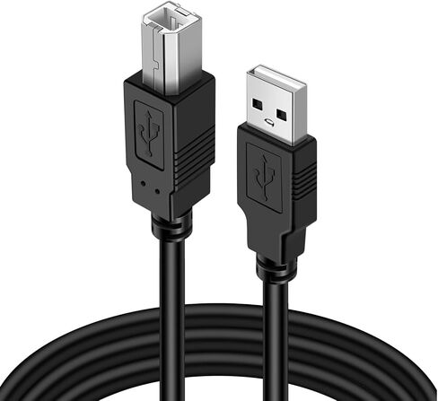 TNP USB A to USB B Audio MIDI Cable Male to Male - MIDI to USB Cable 2.0 Type للكمبيوتر ، الكمبيوتر المحمول ، لوحة مفاتيح Midi Piano ، جهاز عرض ، الطابعات ، والمعدات مع واجهة كابل USB MIDI (1.5 متر) in Kuwait