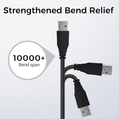 TNP USB A to USB B Audio MIDI Cable Male to Male - MIDI to USB Cable 2.0 Type للكمبيوتر ، الكمبيوتر المحمول ، لوحة مفاتيح Midi Piano ، جهاز عرض ، الطابعات ، والمعدات مع واجهة كابل USB MIDI (1.5 متر) in Kuwait