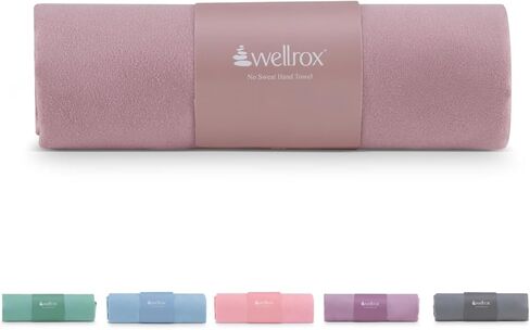 Microfiber Yoga Hand Towel – Super Soft, Quick-Dry, Non Slip Yoga Towel for Hot Pilates, Gym & Workouts (26.5" x 16", Rose) in Kuwait