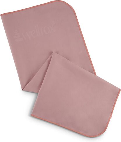 Microfiber Yoga Hand Towel – Super Soft, Quick-Dry, Non Slip Yoga Towel for Hot Pilates, Gym & Workouts (26.5" x 16", Rose) in Kuwait