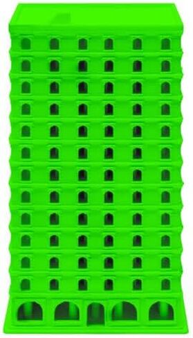 Pod Hotel - 3D Printed Copepod Isopod Amphipod Breeder Box Factory for Saltwater Reef Tank Sump or Refugium, Isopod - 2x2x3.6, White in Kuwait