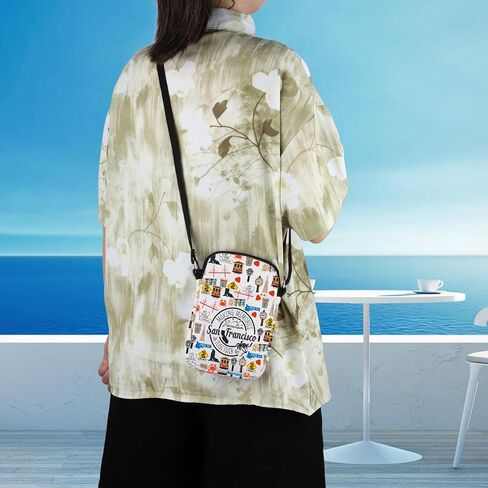WCGXKO San Francisco Crossbody Bag San Francisco Skyline Gift San Francisco Messenger Bag in Saudi Arabia