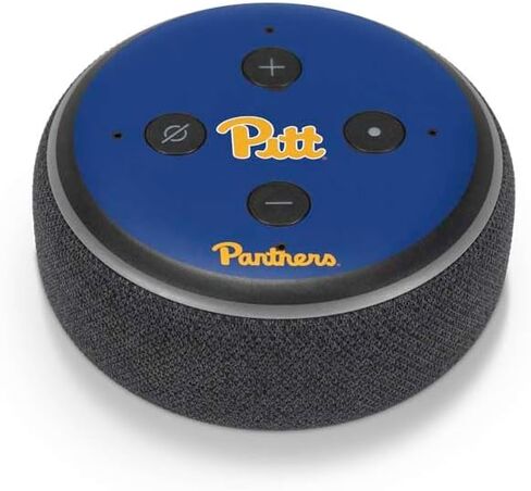 Skinit Decal Audio Skin Compatible with Amazon Echo Dot 3 - Officially Licensed University of Pittsburgh Pitt Panthers Design in Kuwait
