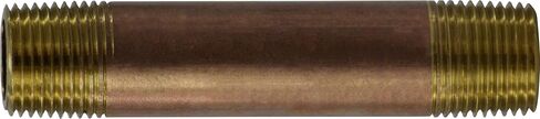 Midland 40-042 Brass Nippple, 2" Length, 3/8" Diameter, in Saudi Arabia