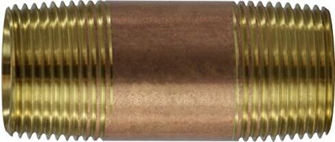 Midland 40-101 Brass Nippple, 2" Length, 1" Diameter, in Saudi Arabia