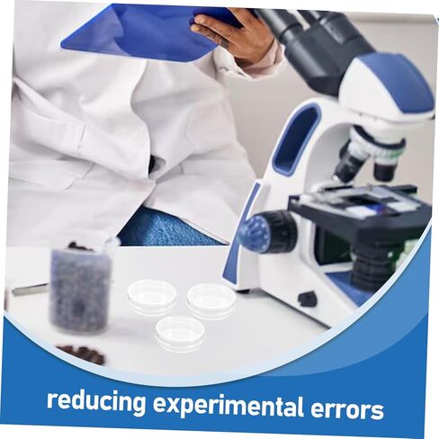 Amosfun 30pcs خلية ثقافة الخلية مختبر Petri Petri Laboratory Petri Tray Cell Cell Certic Petri Dire Actue Cinious Agar Dish Petri Dish Lab Dish Plastic Plastic in Kuwait