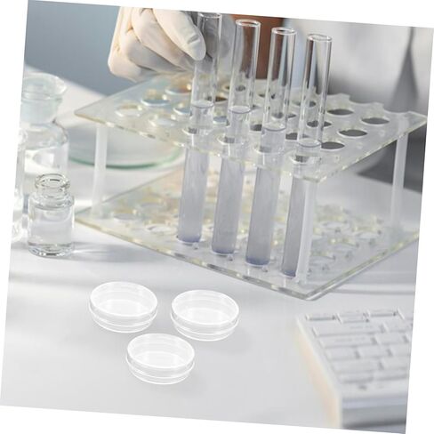Amosfun 30pcs خلية ثقافة الخلية مختبر Petri Petri Laboratory Petri Tray Cell Cell Certic Petri Dire Actue Cinious Agar Dish Petri Dish Lab Dish Plastic Plastic in Kuwait