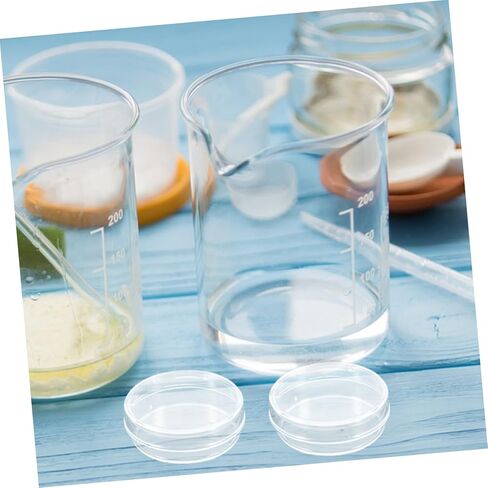 Amosfun 30pcs خلية ثقافة الخلية مختبر Petri Petri Laboratory Petri Tray Cell Cell Certic Petri Dire Actue Cinious Agar Dish Petri Dish Lab Dish Plastic Plastic in Kuwait