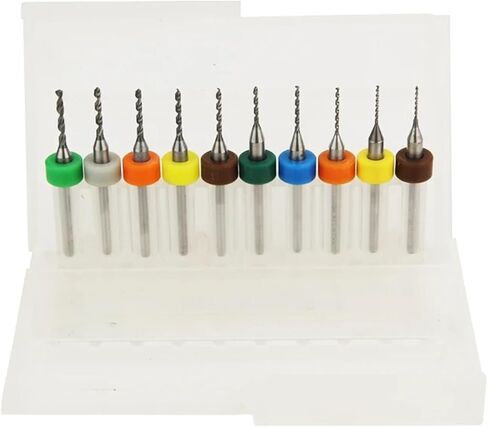 2.1-3.0mm Mini Drill Bit Drill Bits 10Pcs(Color:PCB 2.3mm 10pcs) in Saudi Arabia