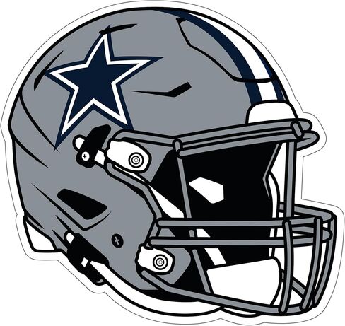 Siskiyou Sports NFL Dallas Cowboys Helmet Auto Decal, Team Colors, One Size in Saudi Arabia