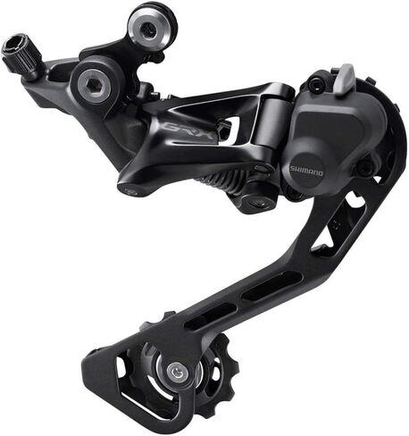 Shimano GRX RD-RX400 DERAILLEUR-10 سرعات ، قفص طويل ، أسود ، مع القابض in Saudi Arabia
