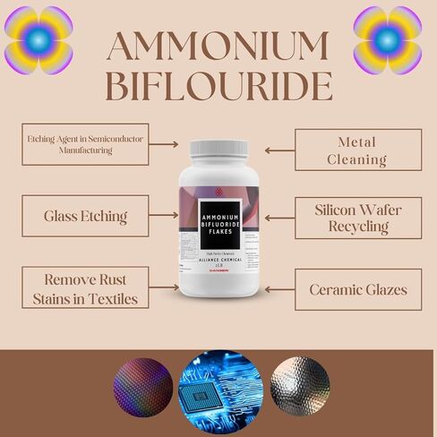 Ammonium Bifluoride Flakes - 2 lb. Canister - Superior Purity and Performance in Saudi Arabia