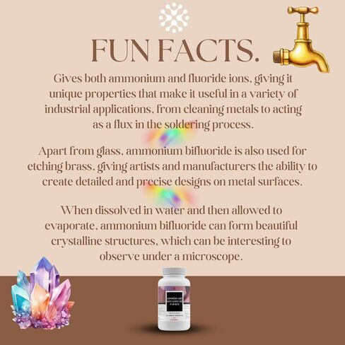 Ammonium Bifluoride Flakes - 2 lb. Canister - Superior Purity and Performance in Saudi Arabia