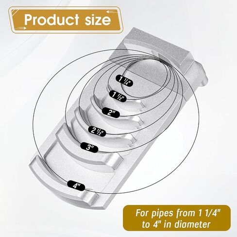 أداة deburring لأنبوب PVC ، أداة deburring الأنبوب البلاستيكي المهني 1-1/4 إلى 4 بوصات ستة أحجام. in Saudi Arabia