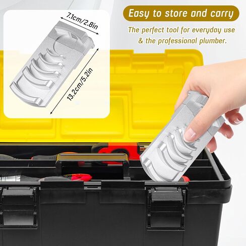 أداة deburring لأنبوب PVC ، أداة deburring الأنبوب البلاستيكي المهني 1-1/4 إلى 4 بوصات ستة أحجام. in Saudi Arabia