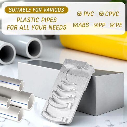 أداة deburring لأنبوب PVC ، أداة deburring الأنبوب البلاستيكي المهني 1-1/4 إلى 4 بوصات ستة أحجام. in Saudi Arabia