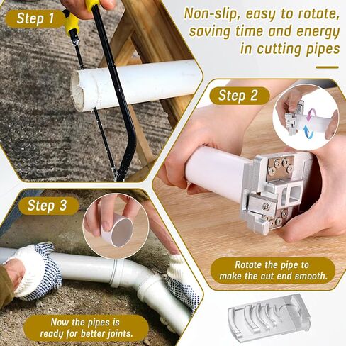 أداة deburring لأنبوب PVC ، أداة deburring الأنبوب البلاستيكي المهني 1-1/4 إلى 4 بوصات ستة أحجام. in Saudi Arabia