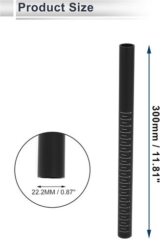 1 Pcs Universal Bike Seat Posts Lightweight 22.2x300mm Bike Saddle Post Seat Tube Matte Black Carbon Fiber in Saudi Arabia
