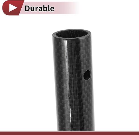 1 Pc Children Bike Chair Parts Cycling Bike Seat Posts Durable Bike Saddle Post Seat Tube 22.2x400mm Gloss Black Carbon Fiber in Saudi Arabia