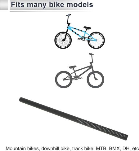 1 Pc Universal Bike Seat Posts Lightweight 22.2x500mm Bike Saddle Post Seat Tube Matte Black Carbon Fiber in Saudi Arabia