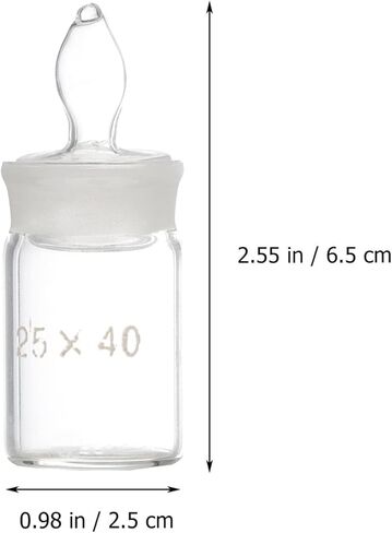 Garneck 2pcs Weighing Flask Lab Supplies Scientific Laboratory Specific Gravity Bottle and Leakproof in Kuwait