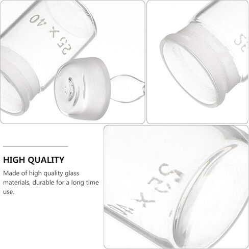 Garneck 2pcs Weighing Flask Lab Supplies Scientific Laboratory Specific Gravity Bottle and Leakproof in Kuwait