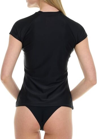 Hurley Rash Guard for Women, Short Sleeve Swim Shirts for Women Rashguard, UPF 50+ SPF & UV Protection in Kuwait