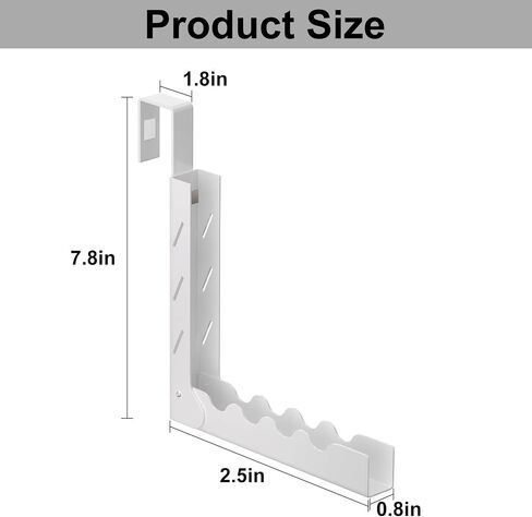 Over The Door Hooks Hanger Fit Up to 1 3/4 Inch Optimal, Foldable Over The Door Clothes Drying Rack for Laundry Bathroom Bedroom (White 2 Pack) in Saudi Arabia